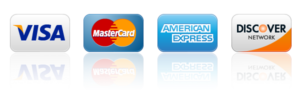 Visa, Mastercard, AMEX, Discover. Salon Visage. Spa Visage.